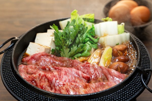 画像2: 流氷牛リブロース すき焼き (2)